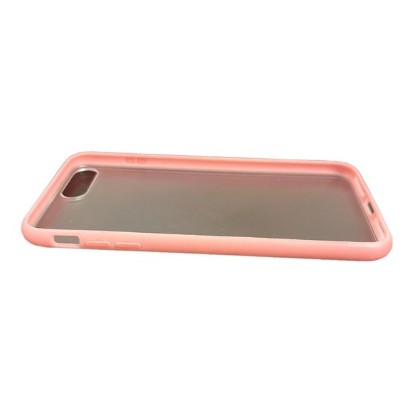 iPhone Clear & Pink Case Apple iPhone 7P/ 8P Plastic Case Great To Custom Decor - Picture 4 of 6